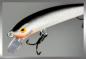 Preview: Nils Master Invincible 12 cm Floating Wobbler, Farbe: Black & White Glitter 043, Gewicht: 24 Gramm